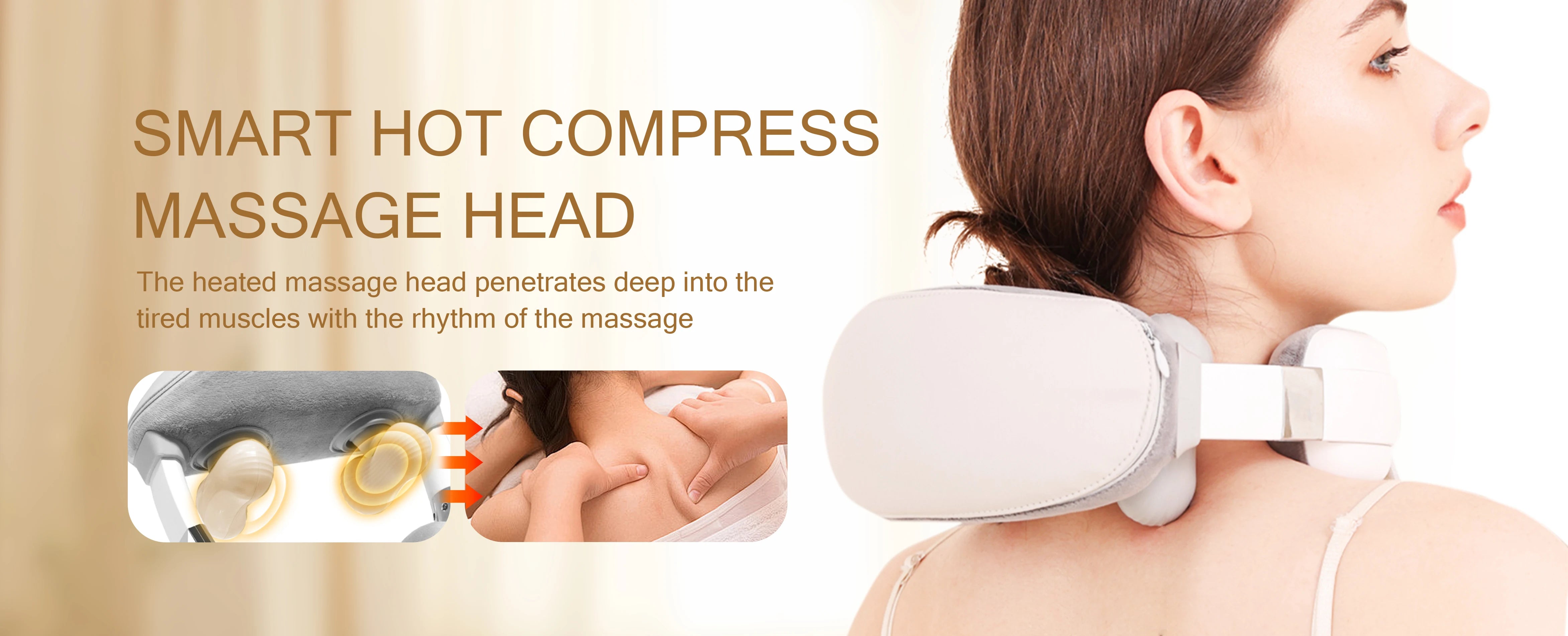 Simulated Finger Massage Multifunctional Massager, Adjustable in Multiple Gears, Fully Wrapped Shoulder and neck Messenger tools