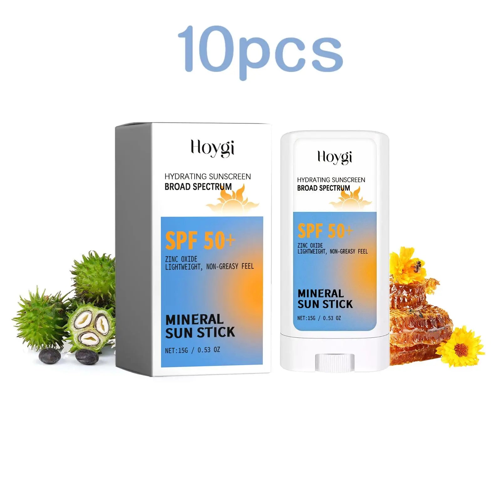 Hoygi 15g Sunscreen Cream Stick Spf50+ Moisturize Face Refresh Summer Oil Control Solar Blocker Uv Isolation Brighten Sun Cream