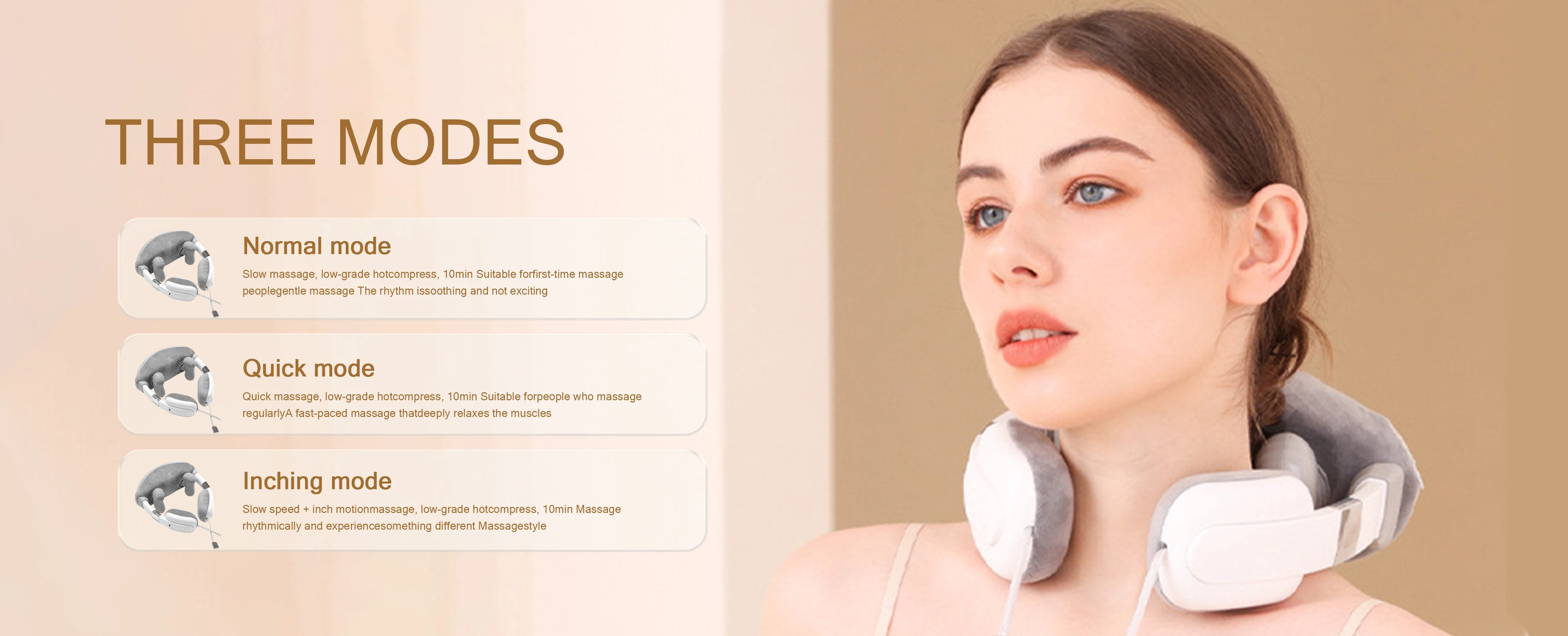 Simulated Finger Massage Multifunctional Massager, Adjustable in Multiple Gears, Fully Wrapped Shoulder and neck Messenger tools