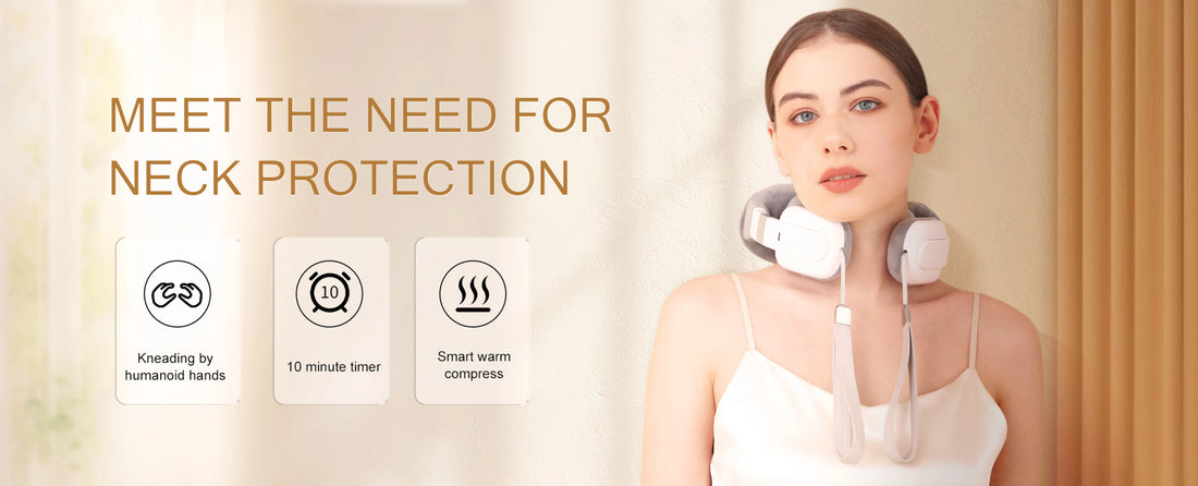 Simulated Finger Massage Multifunctional Massager, Adjustable in Multiple Gears, Fully Wrapped Shoulder and neck Messenger tools