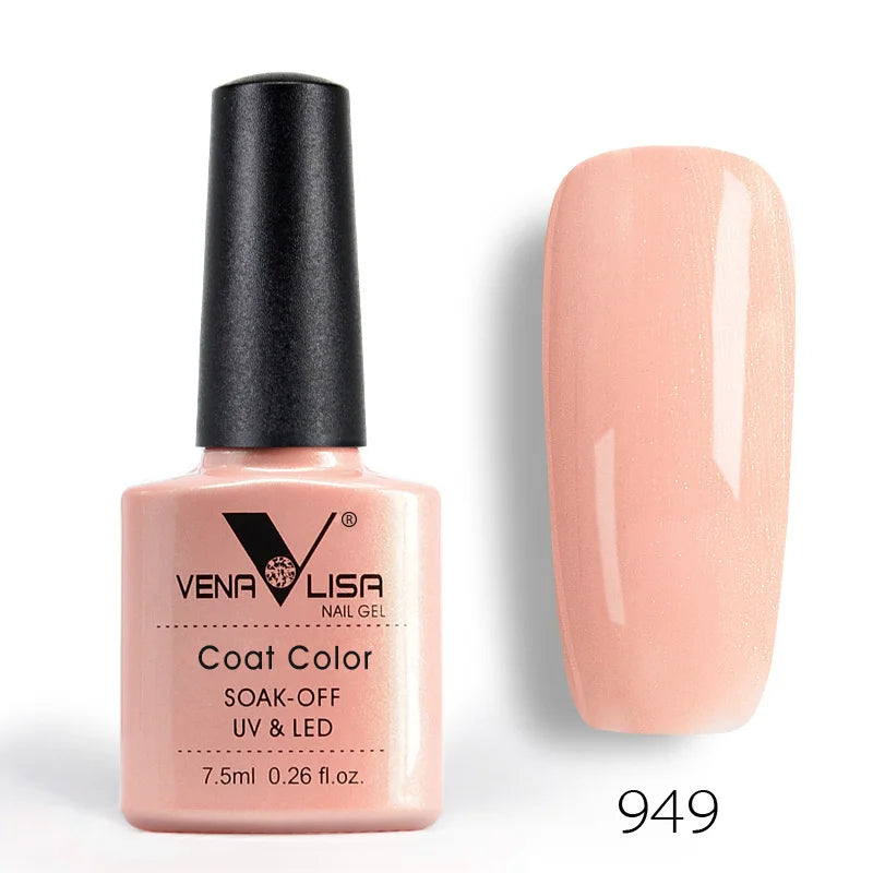 Venalisa Fashion Shiny 7.5 ML Soak Off UV Gel Nail Gel Polish Cosmetics Nail Art Manicure Nails Gel Polish Tips Nail Varnish L1