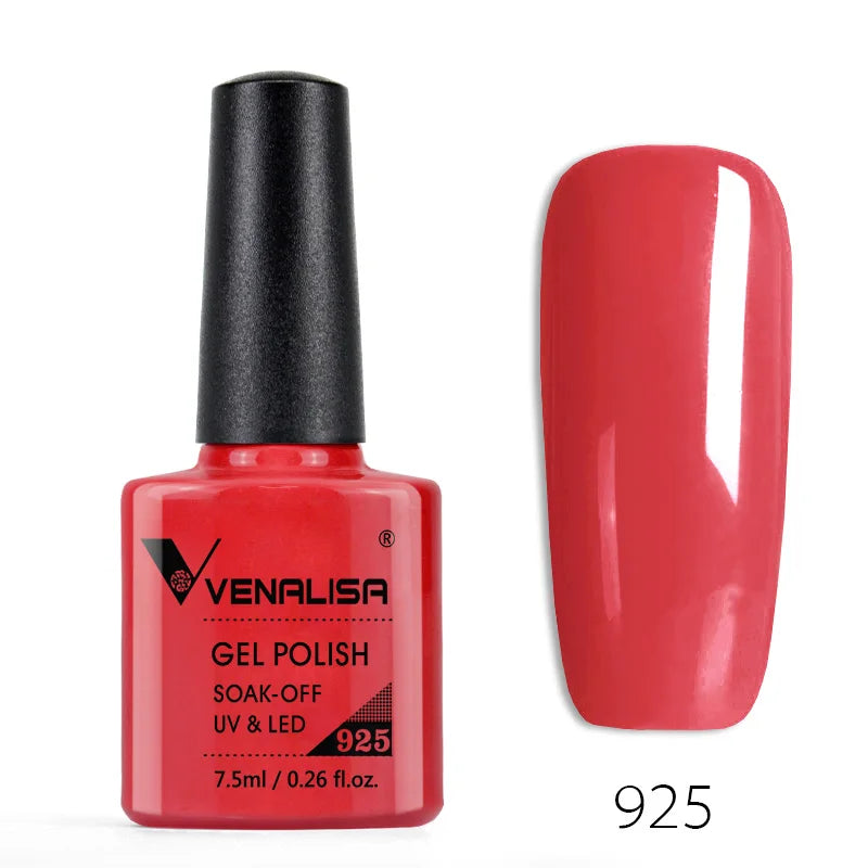 Venalisa Fashion Shiny 7.5 ML Soak Off UV Gel Nail Gel Polish Cosmetics Nail Art Manicure Nails Gel Polish Tips Nail Varnish L1