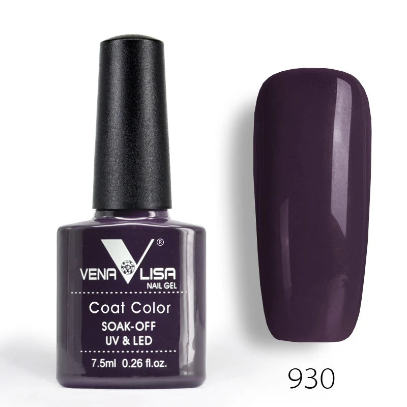 Venalisa Fashion Shiny 7.5 ML Soak Off UV Gel Nail Gel Polish Cosmetics Nail Art Manicure Nails Gel Polish Tips Nail Varnish L1