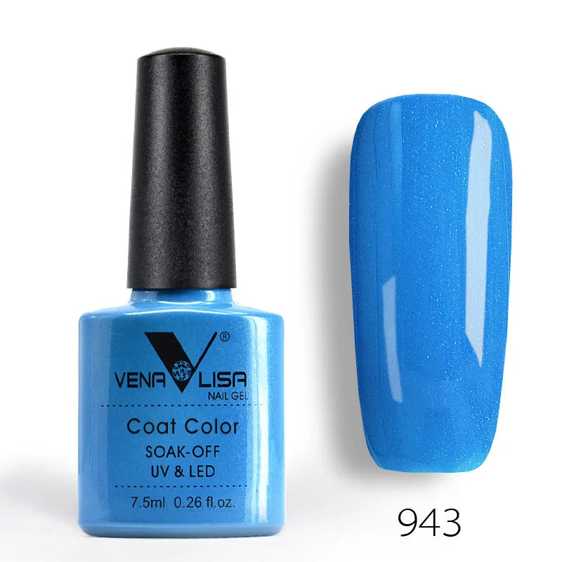 Venalisa Fashion Shiny 7.5 ML Soak Off UV Gel Nail Gel Polish Cosmetics Nail Art Manicure Nails Gel Polish Tips Nail Varnish L1