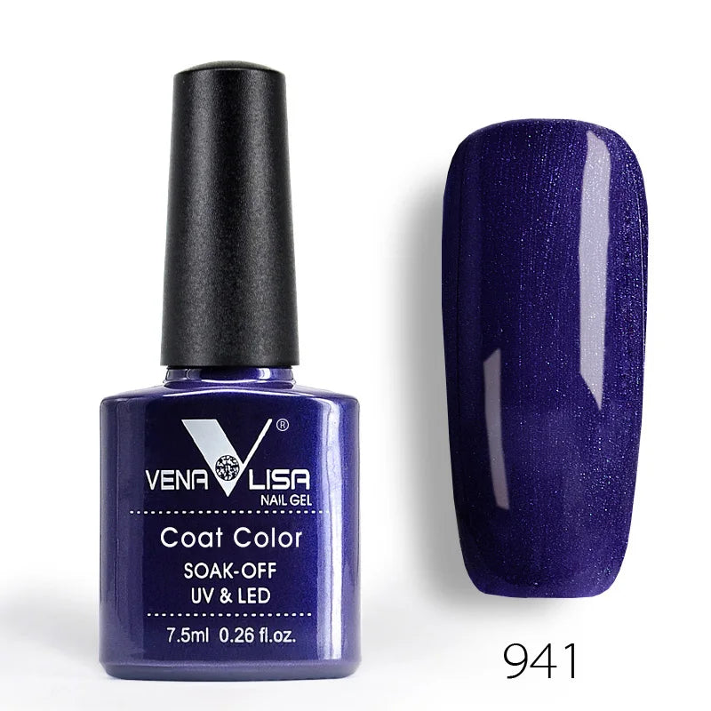 Venalisa Fashion Shiny 7.5 ML Soak Off UV Gel Nail Gel Polish Cosmetics Nail Art Manicure Nails Gel Polish Tips Nail Varnish L1