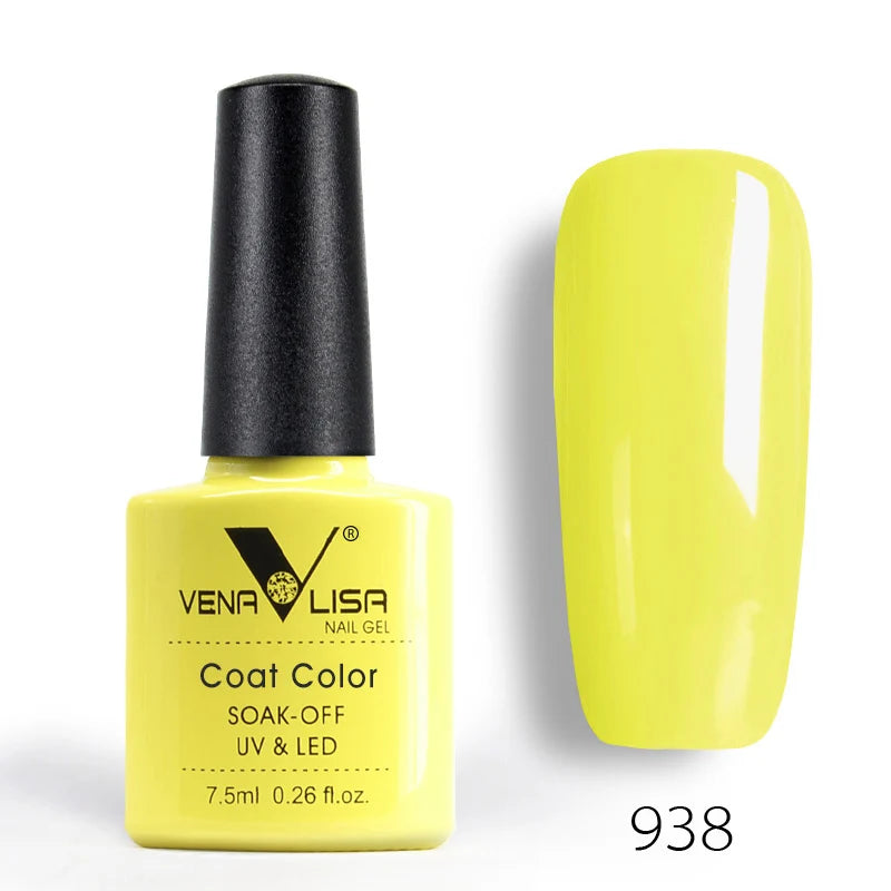 Venalisa Fashion Shiny 7.5 ML Soak Off UV Gel Nail Gel Polish Cosmetics Nail Art Manicure Nails Gel Polish Tips Nail Varnish L1