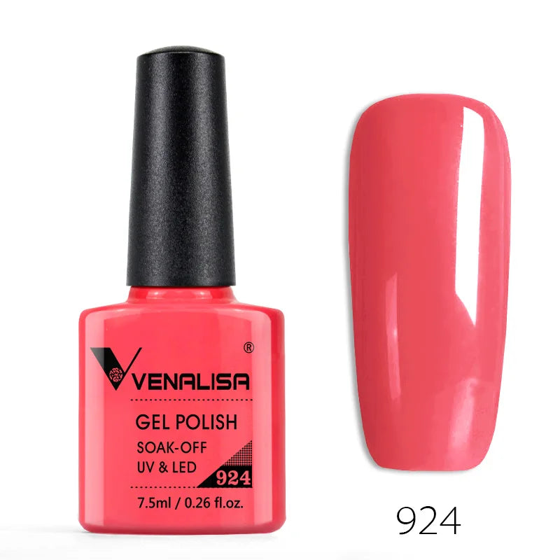 Venalisa Fashion Shiny 7.5 ML Soak Off UV Gel Nail Gel Polish Cosmetics Nail Art Manicure Nails Gel Polish Tips Nail Varnish L1