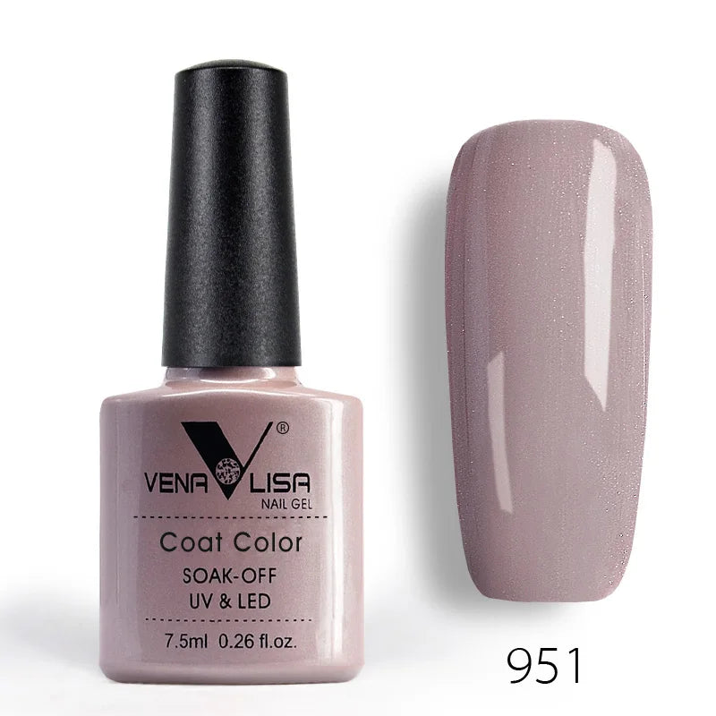 Venalisa Fashion Shiny 7.5 ML Soak Off UV Gel Nail Gel Polish Cosmetics Nail Art Manicure Nails Gel Polish Tips Nail Varnish L1
