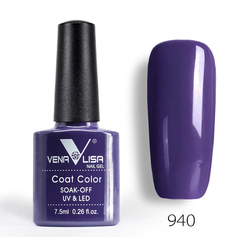 Venalisa Fashion Shiny 7.5 ML Soak Off UV Gel Nail Gel Polish Cosmetics Nail Art Manicure Nails Gel Polish Tips Nail Varnish L1