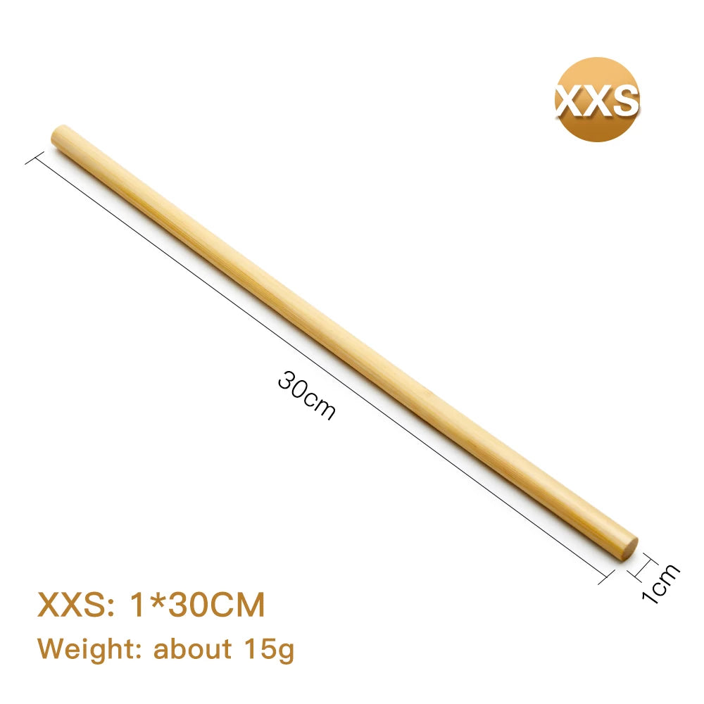 Natural Bamboo Massage Stick Wood Therapy Stick Gua Sha Massage Wood Therapy Tools for Body Contour Cupping Gua Sha Massager