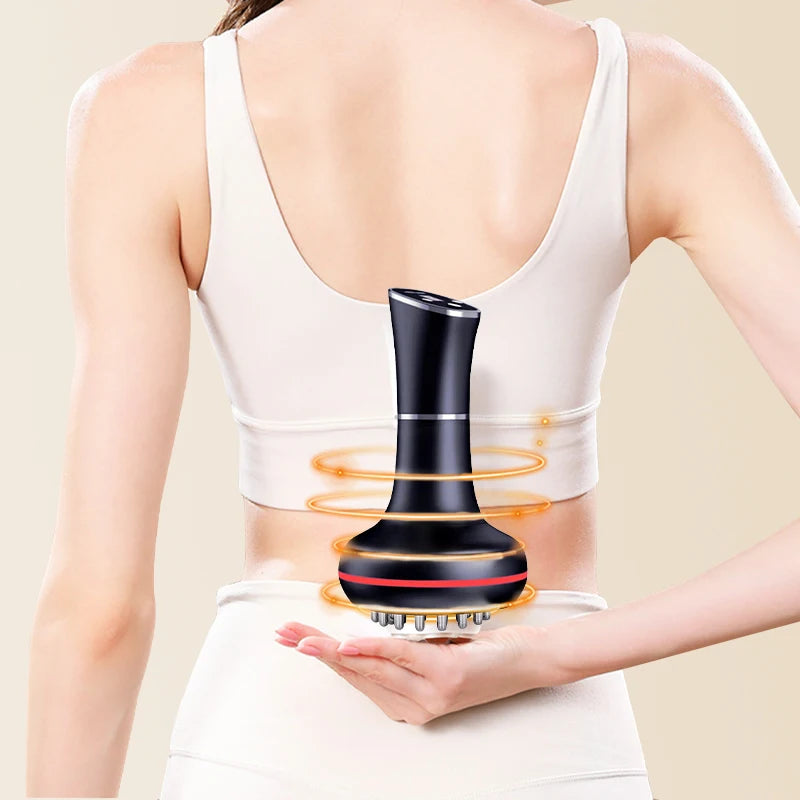 Household electric meridian brush leg abdomen shoulder and neck massager scraping instrument relax the muscles of the whole body