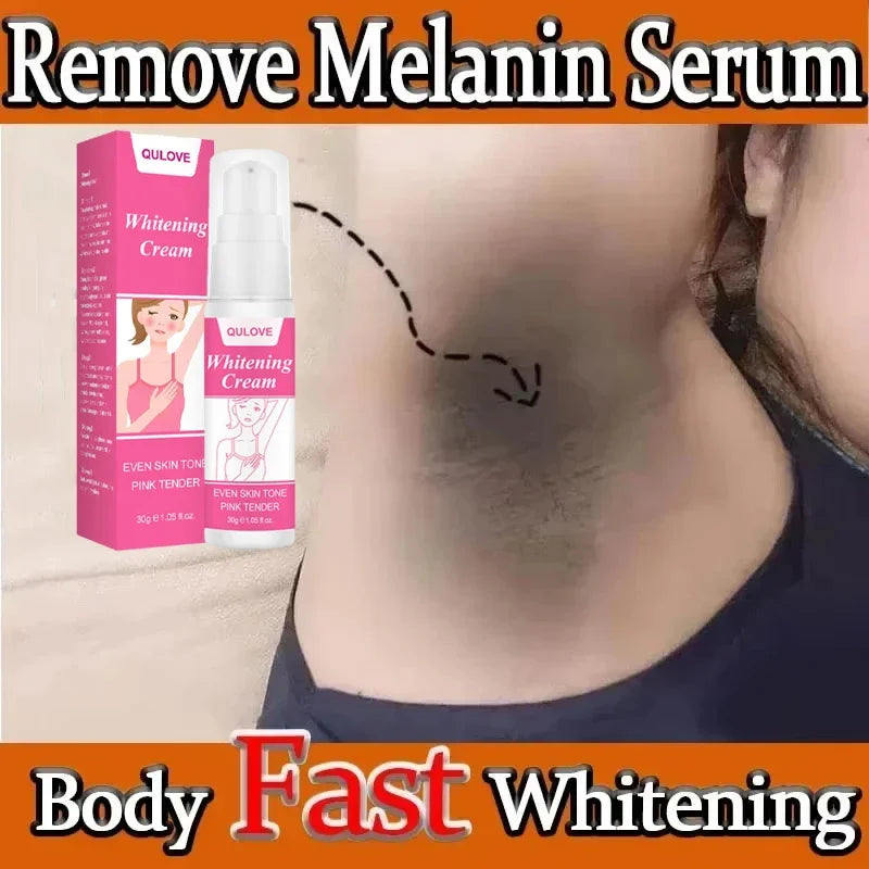 Whitening Cream Private Parts Underarm Bleaching Serum Whiten Butt Knee Brighten Inner Thigh Intimate Parts Dark Remove Melanin