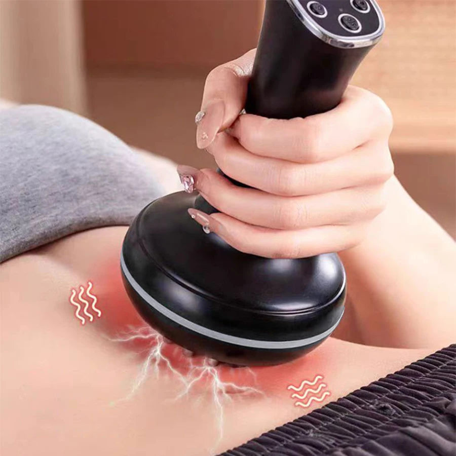 Household electric meridian brush leg abdomen shoulder and neck massager scraping instrument relax the muscles of the whole body