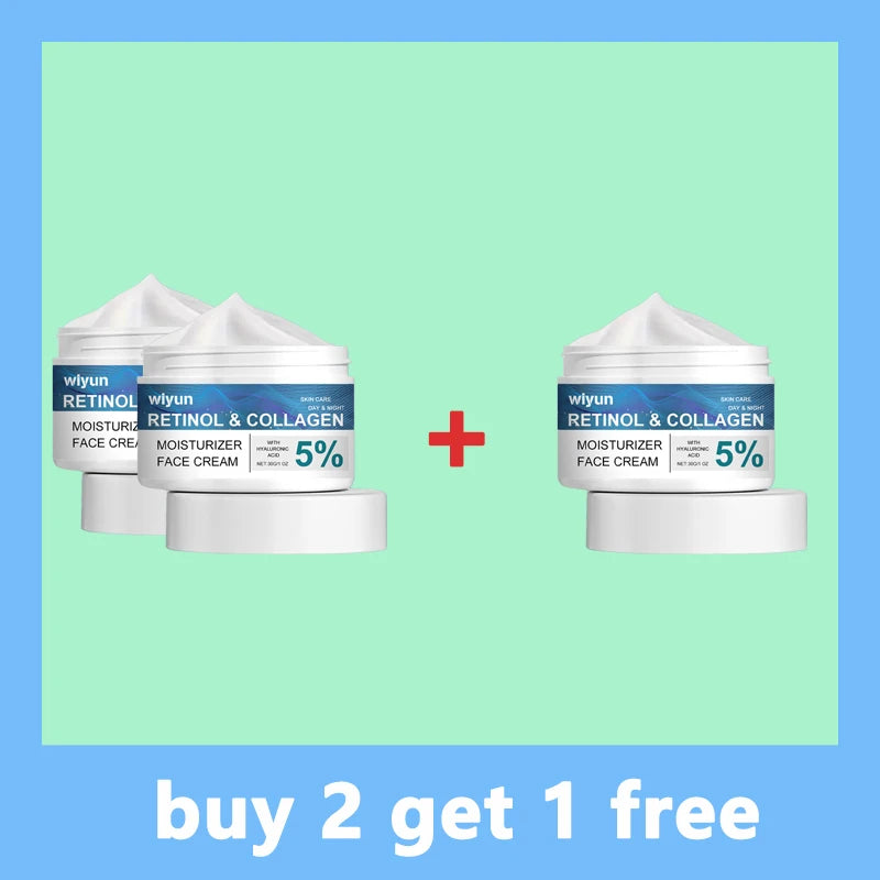 Retinol Anti-wrinkle Cream For Men Collagen Anti-Aging Removal Face & Neck Wrinkle Efficient Moisturize Firming Korean Skin Care