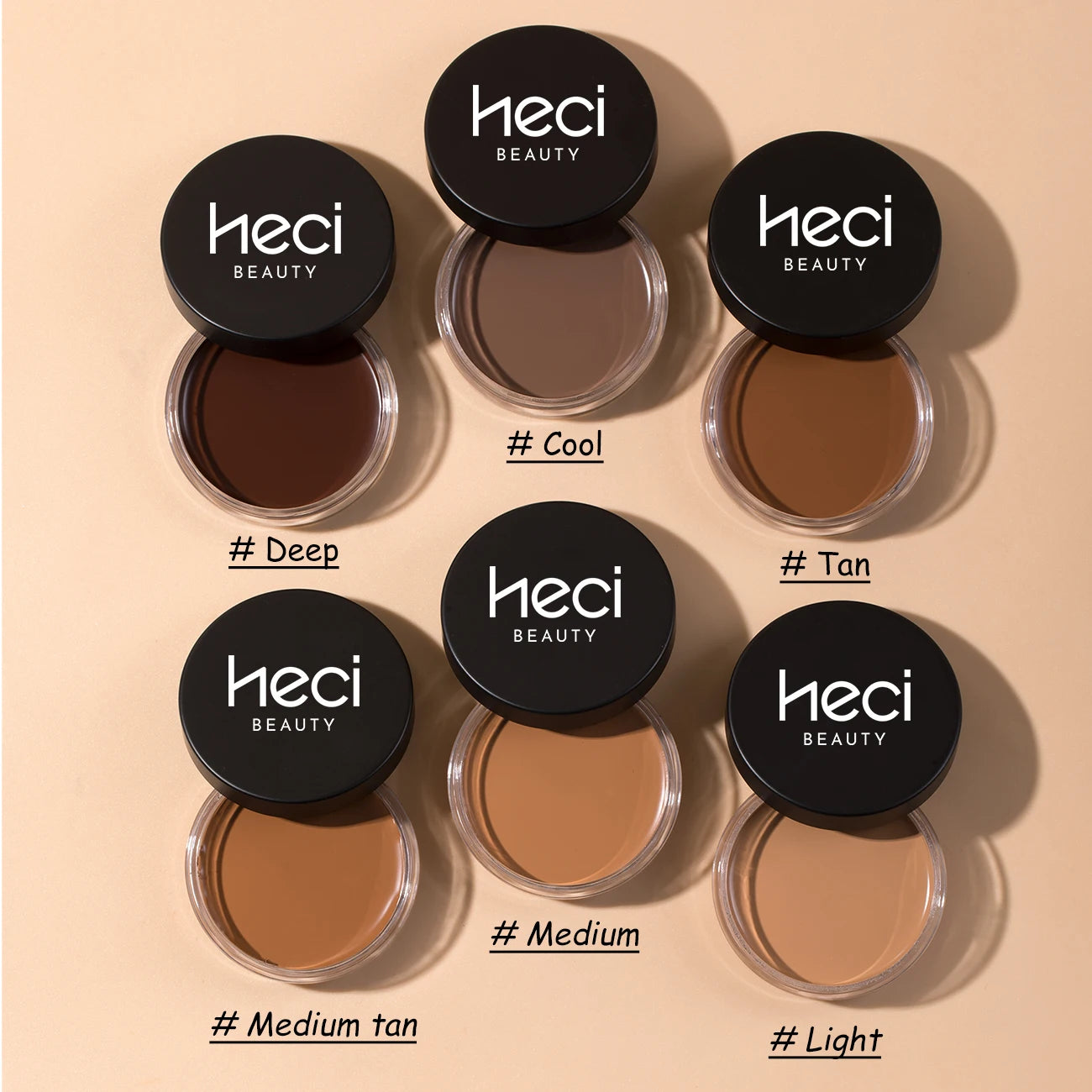 Waterproof Foundation Full Coverage, Oil-control Matte Velvet Nourishing Flawless Cream Foundation, 0.7oz Cream Bronzer Makeup