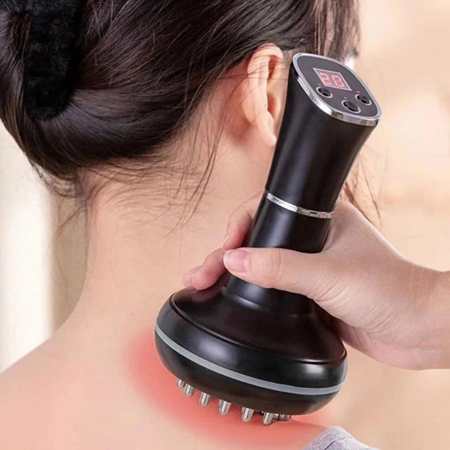 Household electric meridian brush leg abdomen shoulder and neck massager scraping instrument relax the muscles of the whole body