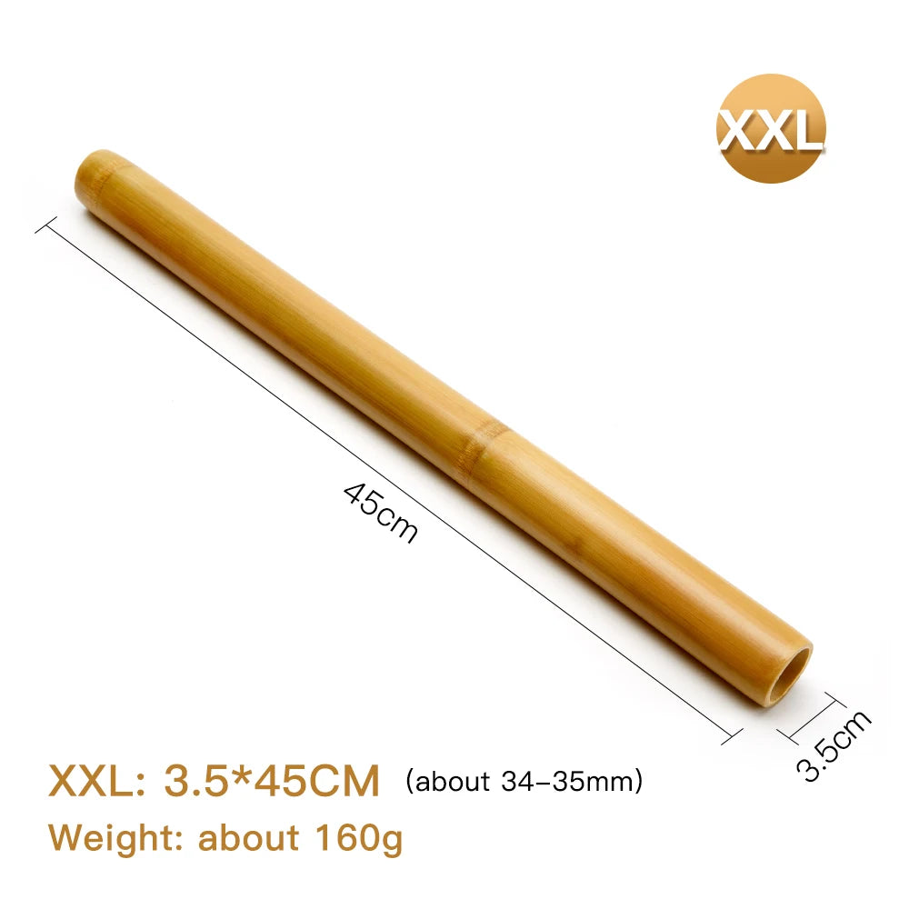 Natural Bamboo Massage Stick Wood Therapy Stick Gua Sha Massage Wood Therapy Tools for Body Contour Cupping Gua Sha Massager