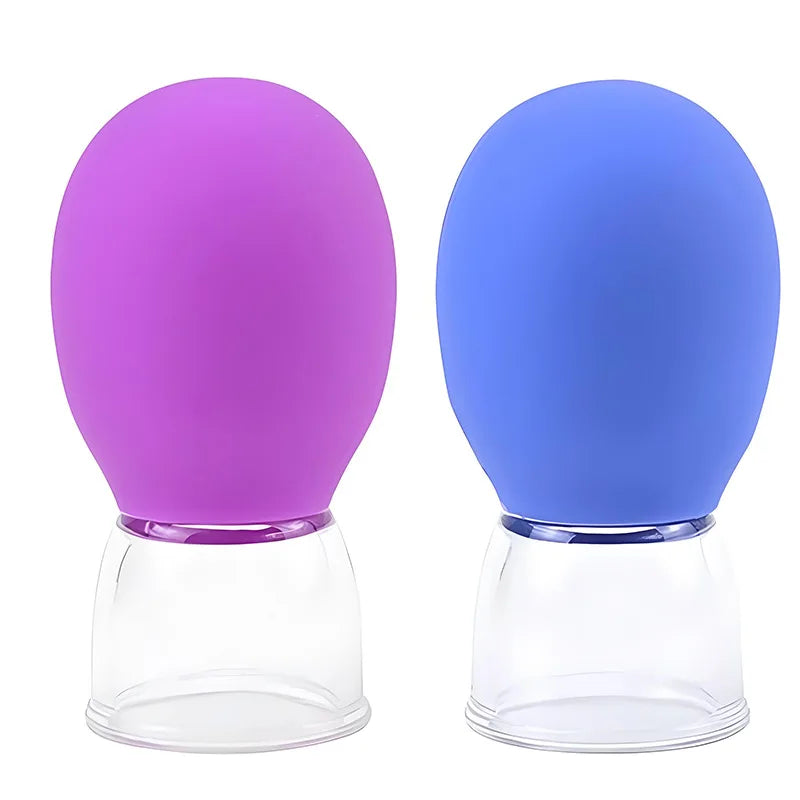 Silicone Cupping Massage Cup For Body Face Neck Eye Massager Vacuum Tank Body Facial Care, Anti-aging Beauty Tool