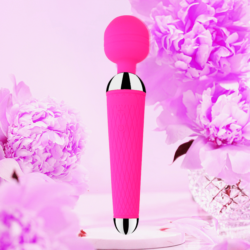 Powerful Clitoris Vibrators USB Recharge Magic Wand AV Vibrator Massager Sexual Wellness Erotic Sex Toys for Women Adult Product