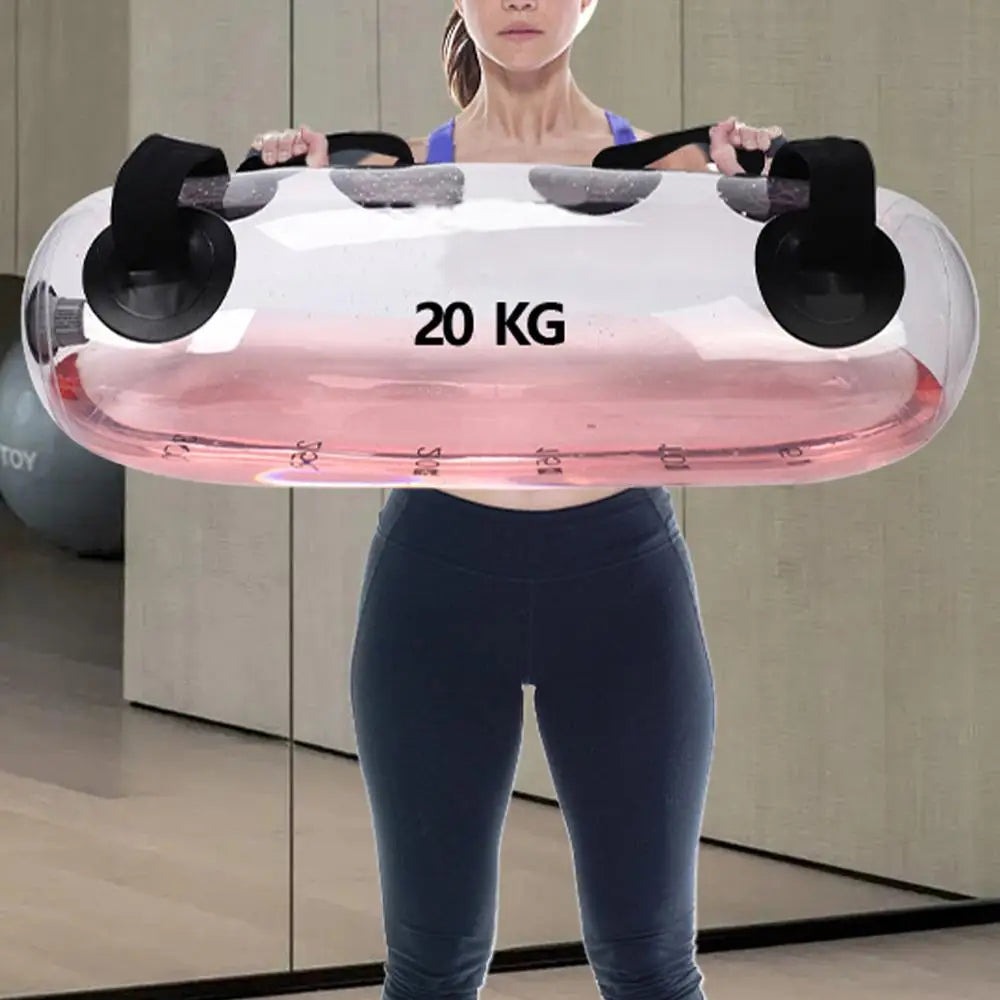 Fitness Aqua Bag 10/15/20/30kg Inflatable Water Power Bags for Weightlifting Workout Home Gym Body Building Fitness Equipment