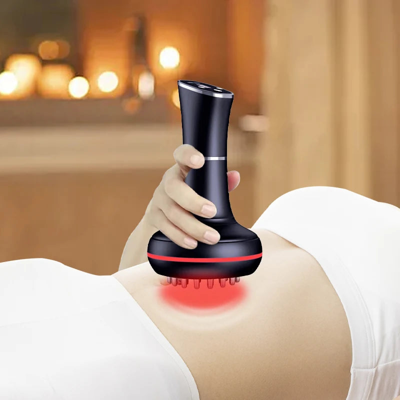 Household electric meridian brush leg abdomen shoulder and neck massager scraping instrument relax the muscles of the whole body
