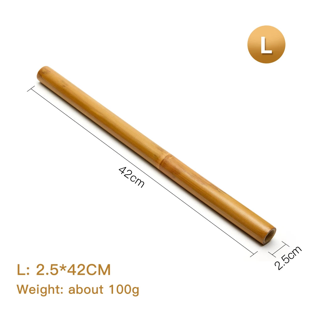 Natural Bamboo Massage Stick Wood Therapy Stick Gua Sha Massage Wood Therapy Tools for Body Contour Cupping Gua Sha Massager