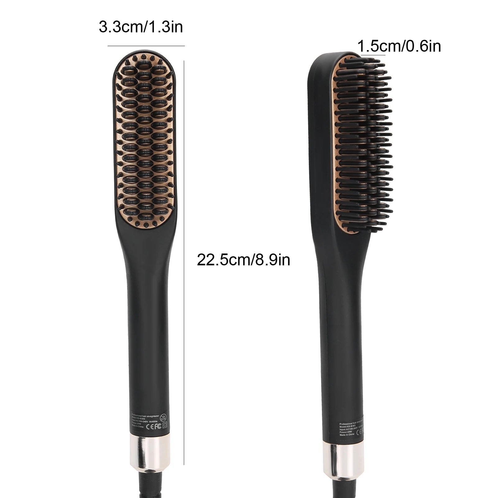 Electric Beard Straightening Comb Multifunctional Beard Straightener Brush for Men Beard Straightener Brush Heated Men Hair Comb