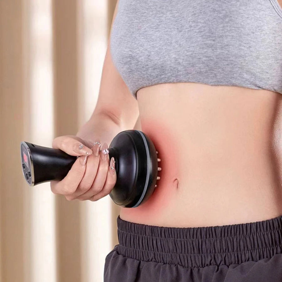 Household electric meridian brush leg abdomen shoulder and neck massager scraping instrument relax the muscles of the whole body