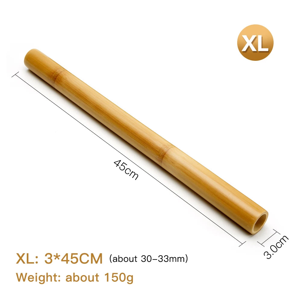 Natural Bamboo Massage Stick Wood Therapy Stick Gua Sha Massage Wood Therapy Tools for Body Contour Cupping Gua Sha Massager