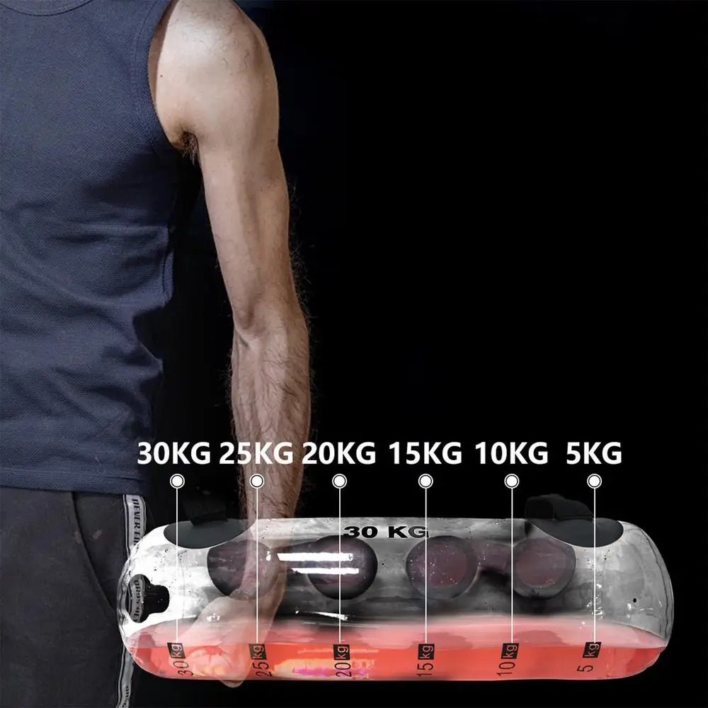 Adjustable Water Weight Heavy Bag for Home Gym Training Power Bag With Water Portable Stability Fitness Equipment Workout
