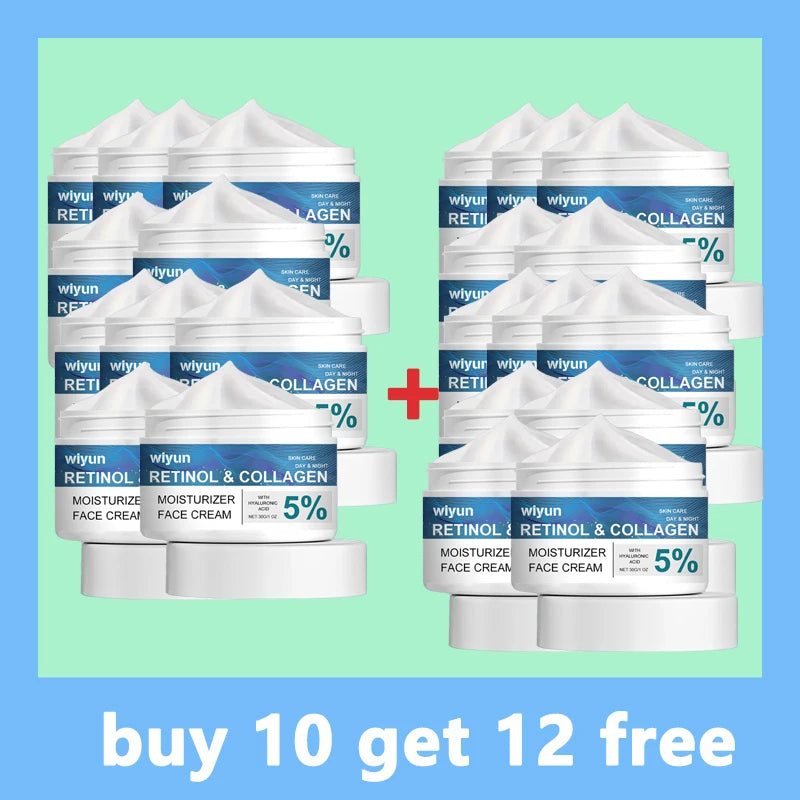 Retinol Anti-wrinkle Cream For Men Collagen Anti-Aging Removal Face & Neck Wrinkle Efficient Moisturize Firming Korean Skin Care