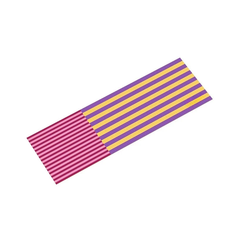 Kitchen Special Carpet PVC Waterproof and Oil-proof Carpet Easy To Clean Cushioning Rugs Artistic Striped Decorative Carpet Mats