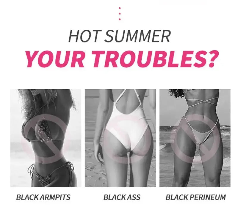 Whitening Cream Private Parts Underarm Bleaching Serum Whiten Butt Knee Brighten Inner Thigh Intimate Parts Dark Remove Melanin