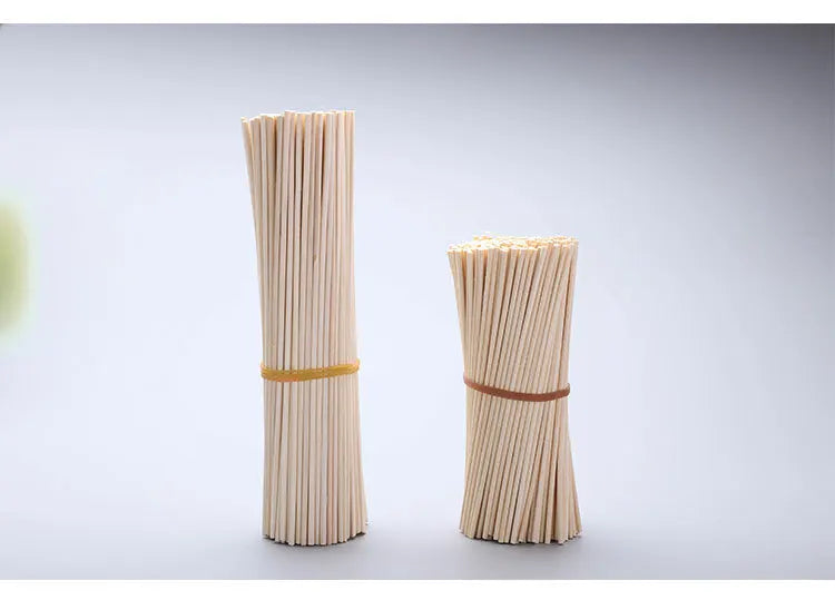 50pcs/lot 24cmx3mm Natural Rattan Sticks for Reed Diffuser Home Fragrance and Essential Oil Aromatherapy Diffuser Reed Sticks