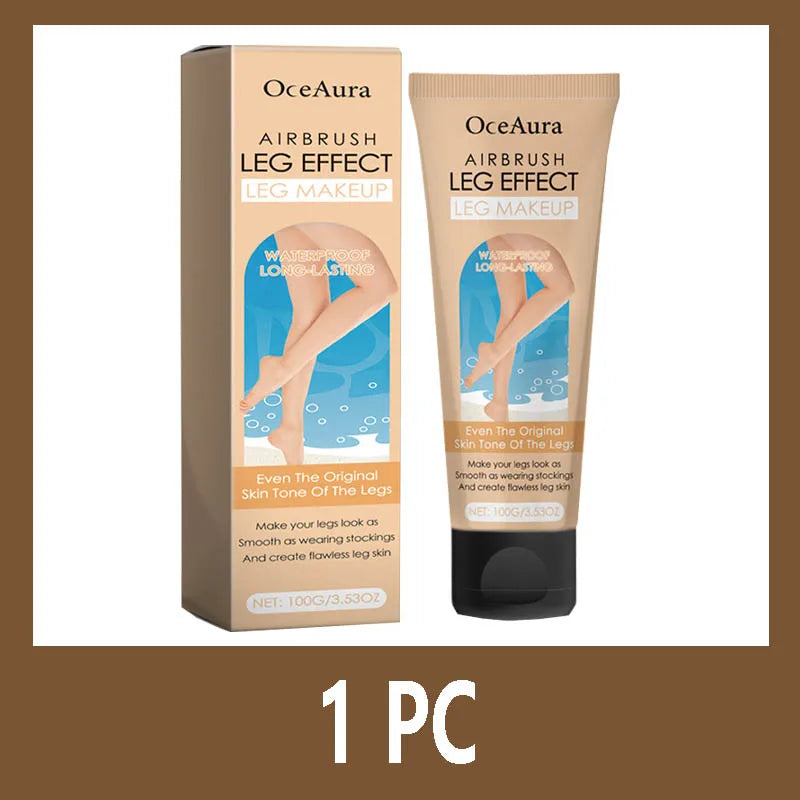 Waterproof Long Lasting Leg Makeup Lotion Even Skin Tone Body Foundation Body Tanning Cream Medium Bronze Leg Makeup