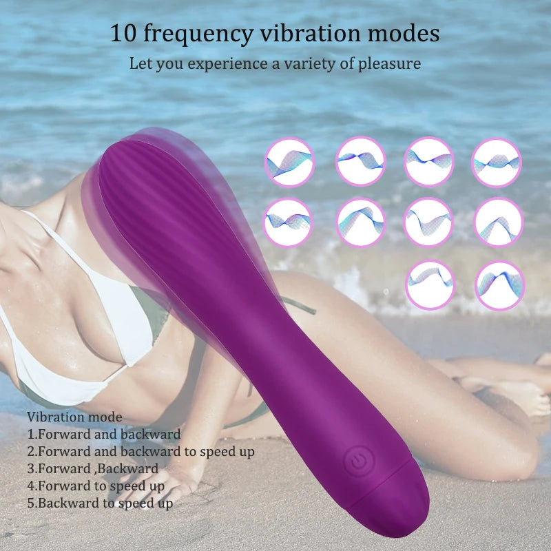 G Spot Vibrator 10 Modes Multiple Stimulation Clitoral Nipple Massager for Female Sexual Pleasure Clitoral Stimulator For Women