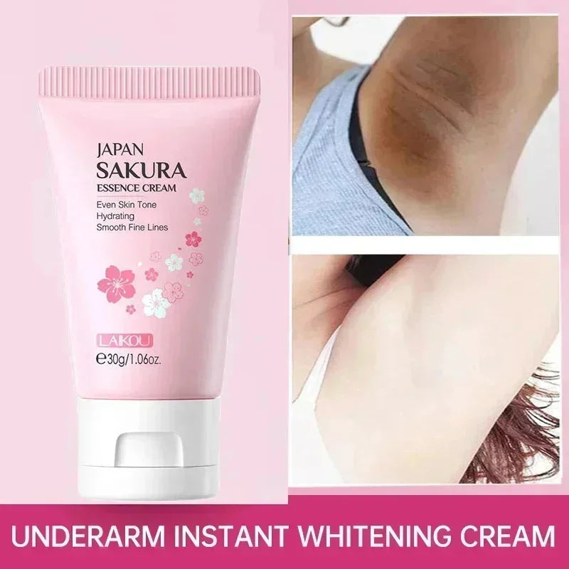 Whitening Cream Private Parts Underarm Bleaching Serum Whiten Butt Knee Brighten Inner Thigh Intimate Parts Dark Remove Melanin