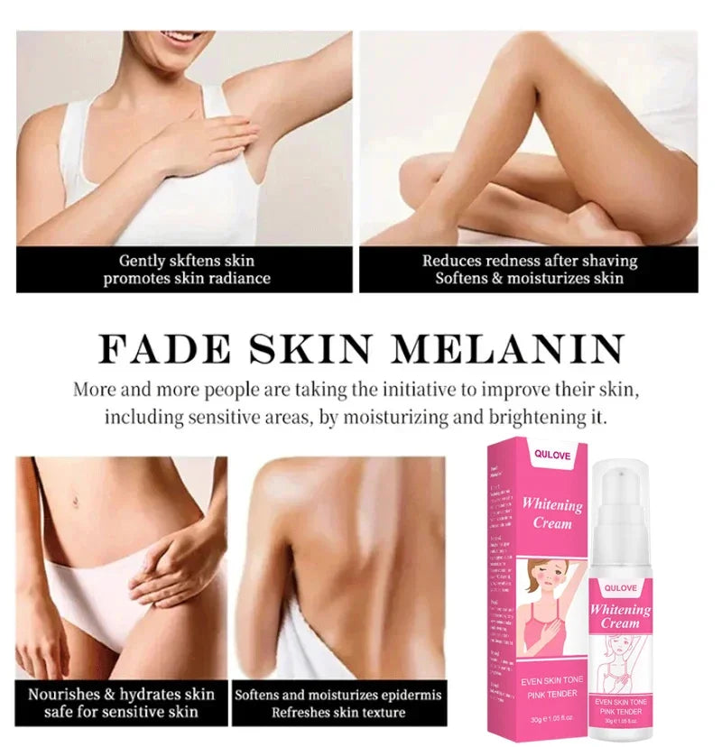 Whitening Cream Private Parts Underarm Bleaching Serum Whiten Butt Knee Brighten Inner Thigh Intimate Parts Dark Remove Melanin