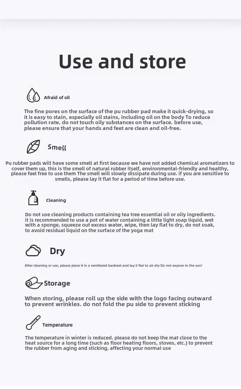 ‌Contrast-Colored PU & Natural Rubber Yoga Mat - Anti-Slip, Moisture-Wicking Dance/Fitness Mat with Artistic Design (Premium Edi