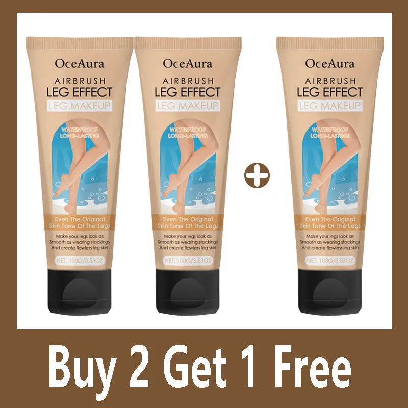 Waterproof Long Lasting Leg Makeup Lotion Even Skin Tone Body Foundation Body Tanning Cream Medium Bronze Leg Makeup
