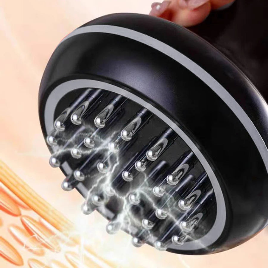 Household electric meridian brush leg abdomen shoulder and neck massager scraping instrument relax the muscles of the whole body