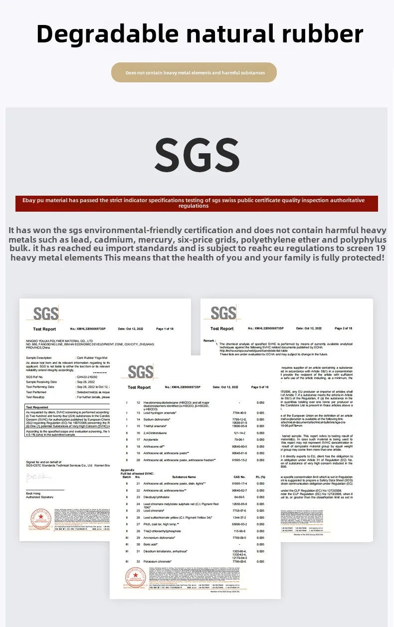 ‌Contrast-Colored PU & Natural Rubber Yoga Mat - Anti-Slip, Moisture-Wicking Dance/Fitness Mat with Artistic Design (Premium Edi