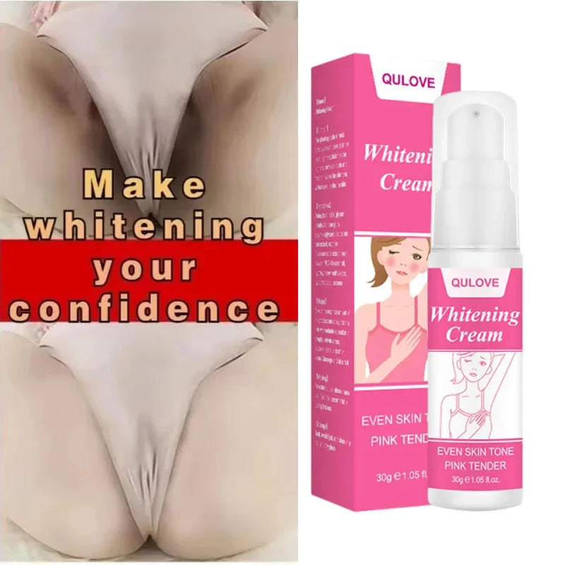 Whitening Cream Private Parts Underarm Bleaching Serum Whiten Butt Knee Brighten Inner Thigh Intimate Parts Dark Remove Melanin