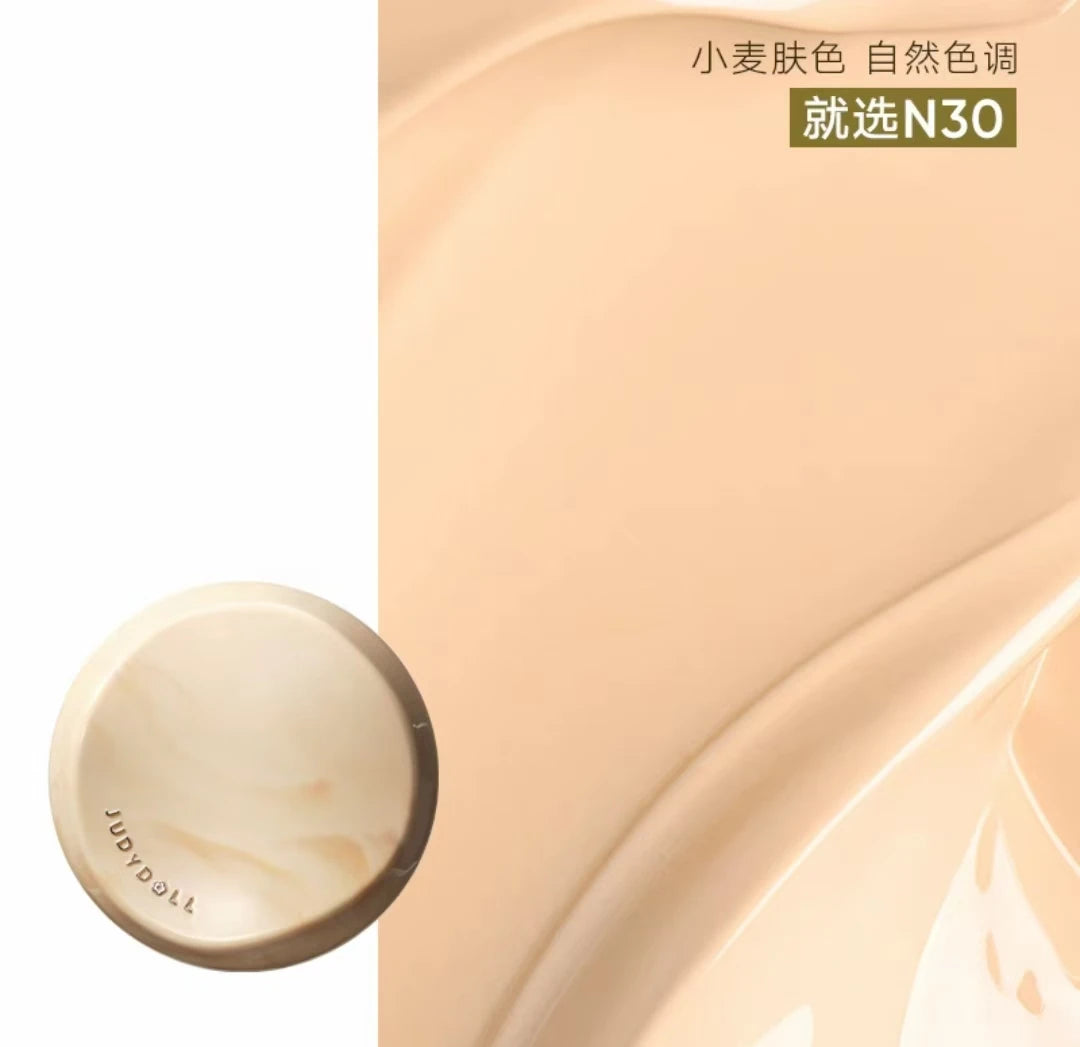 Judydoll Air Cushion Concealer Makeup Foundation Moisturizing Long-lasting Brightening Invisible Pores Liquid Oil Skin Cream