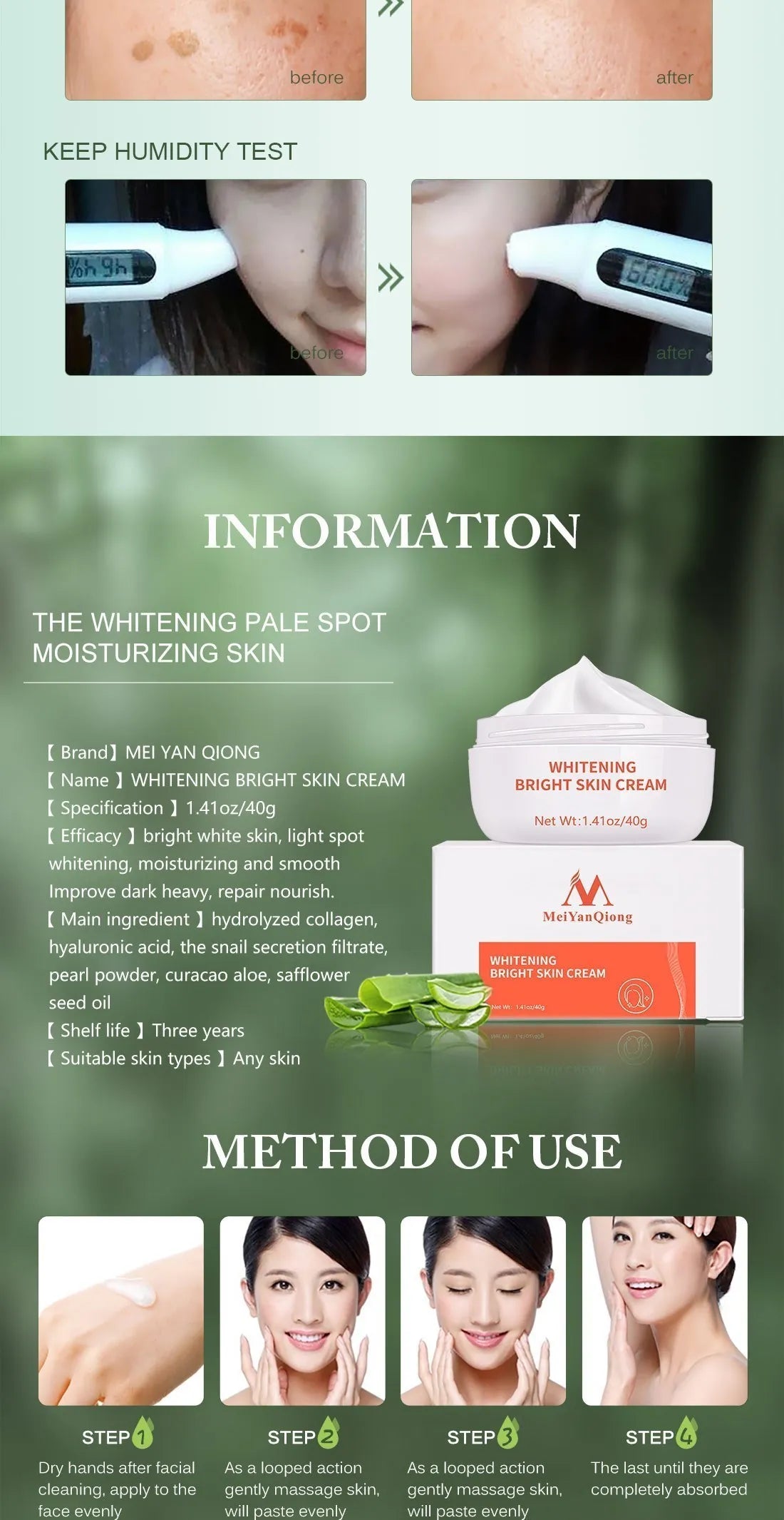 Whitening Face Cream Moisturizing Freckle Cream Remove Melasma Inhibit Dark Spots Pigment Melanin Anti Wrinkle Beauty Health