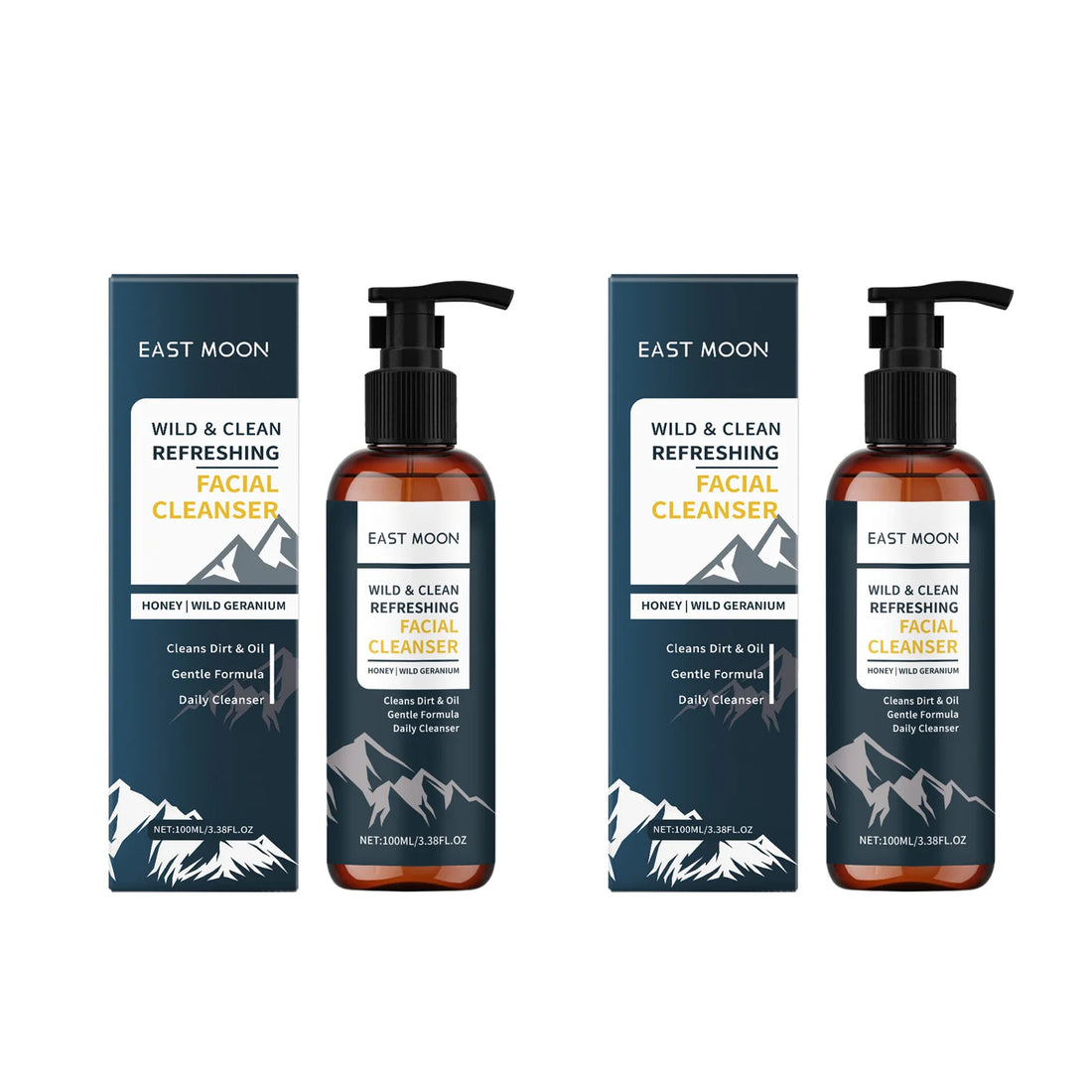 Men's Nourishing Facial Cleanser Refine Pores Brightening Gentle Oil Control Face Wash for Deep Cleansing & Refreshing Skin