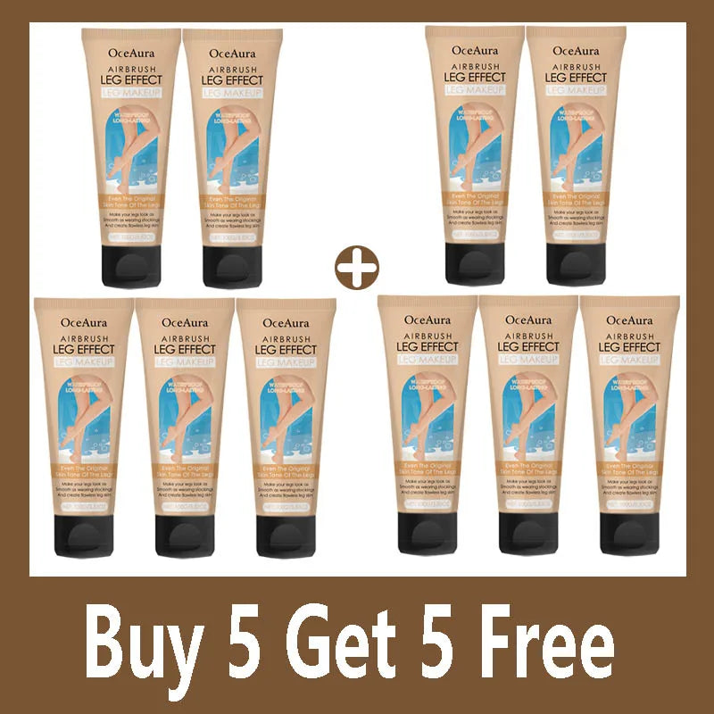 Waterproof Long Lasting Leg Makeup Lotion Even Skin Tone Body Foundation Body Tanning Cream Medium Bronze Leg Makeup