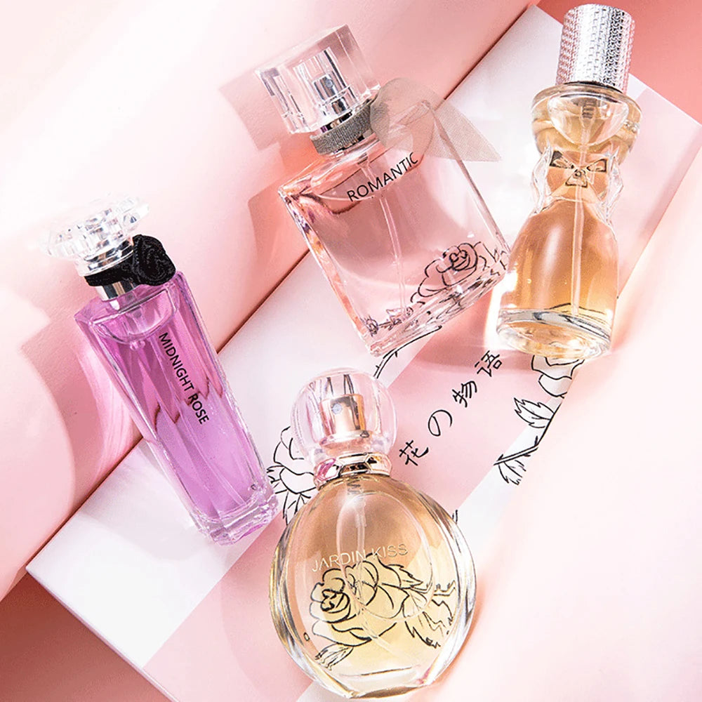 Gift Box Four Piece Set Perfume Women Lasting Fragrance Body Spray Floral Scent Pheromone Eau De Parfum Cologne 105ml Toilette
