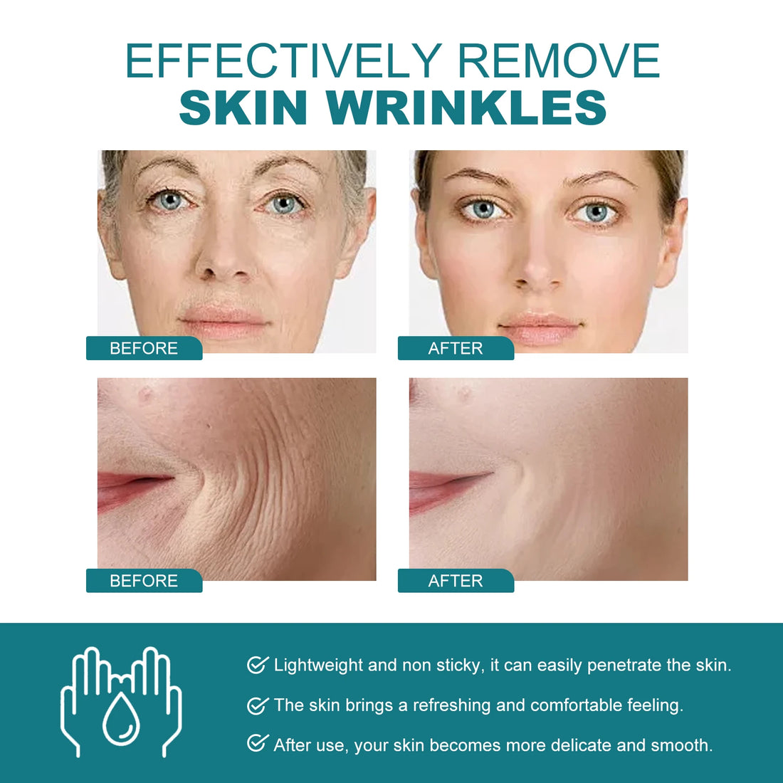 Retinol Anti-wrinkle Cream For Men Collagen Anti-Aging Removal Face & Neck Wrinkle Efficient Moisturize Firming Korean Skin Care