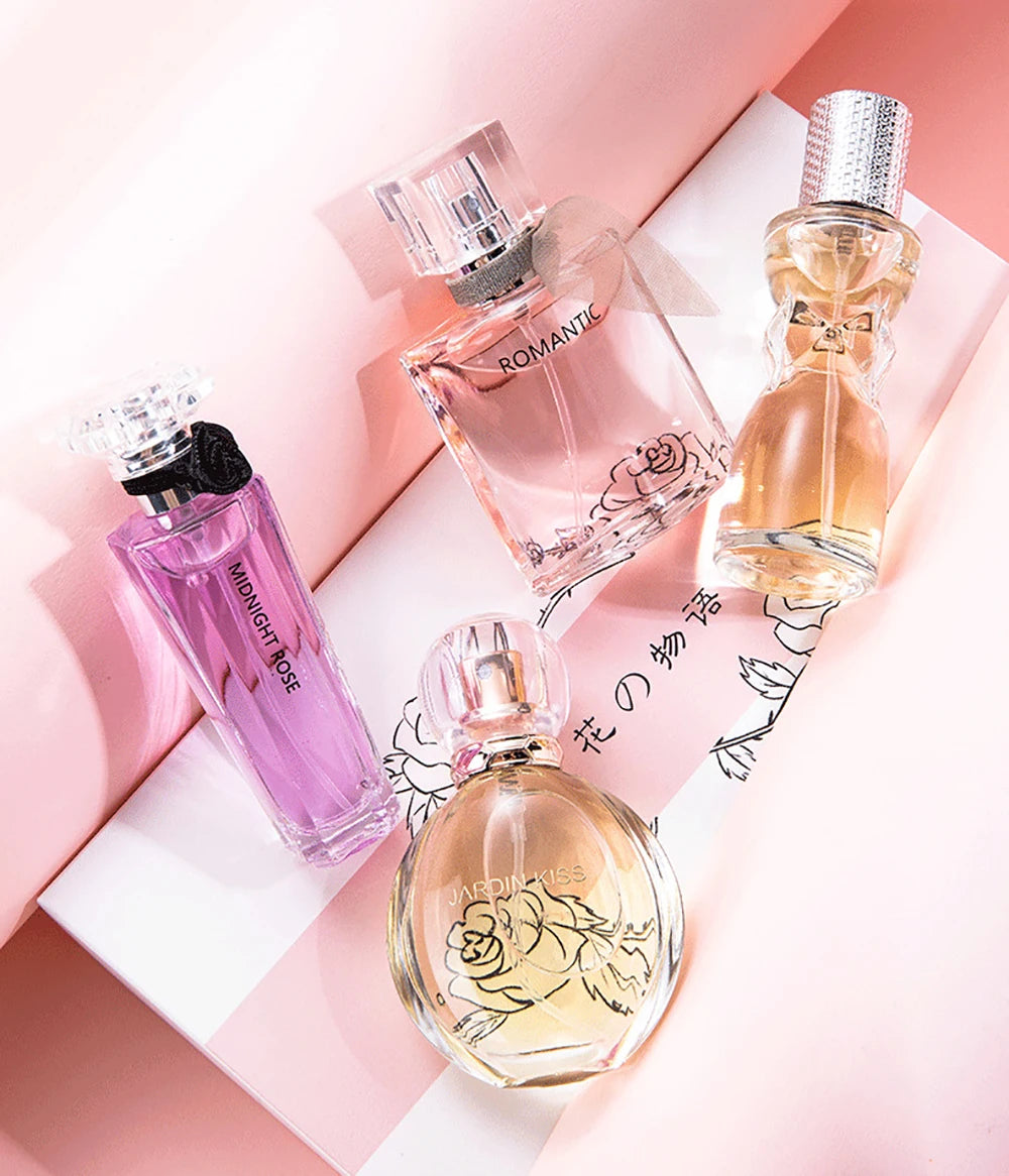 Gift Box Four Piece Set Perfume Women Lasting Fragrance Body Spray Floral Scent Pheromone Eau De Parfum Cologne 105ml Toilette
